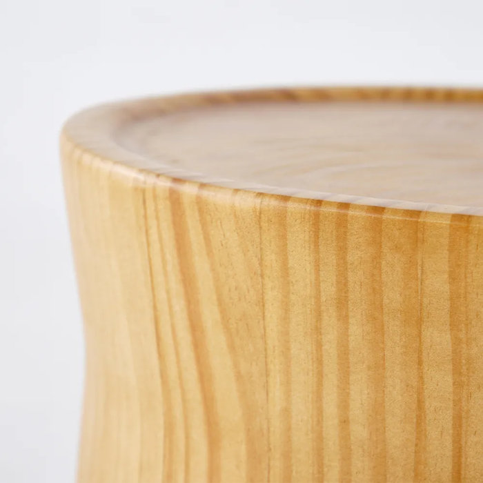 Millwood Pines Niemi Solid Wood Tray Top Drum End Table & Reviews Wayfair